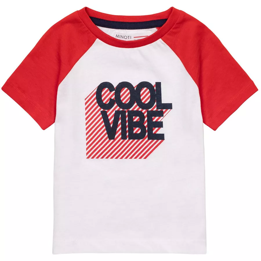 MINOTI T-Shirt WeißRot