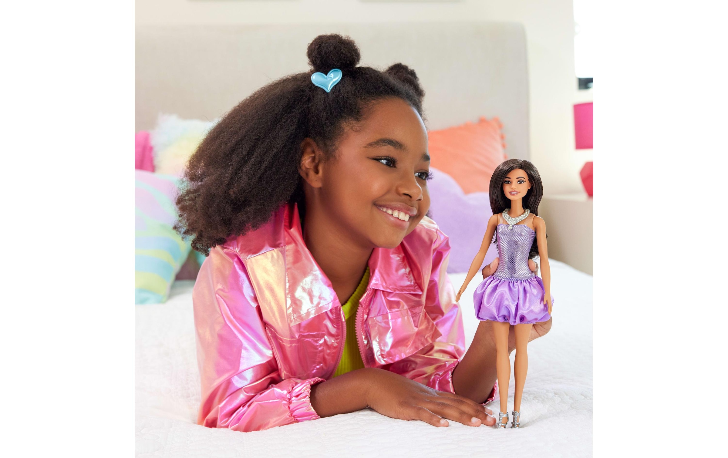 Barbie Anziehpuppe »Purple Bubble Hem«