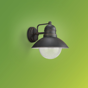 Philips buitenlamp Damascus bruin