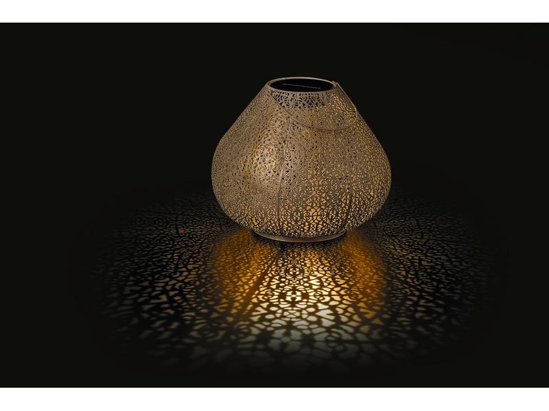 STT Laterne Solar Antic Lantern Jade L, Beige Solarleuchte zum Aufstellen