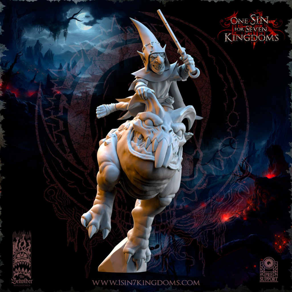 The Beholder Miniatures - Gobelins - Chevaucheurs de Kavehorrors