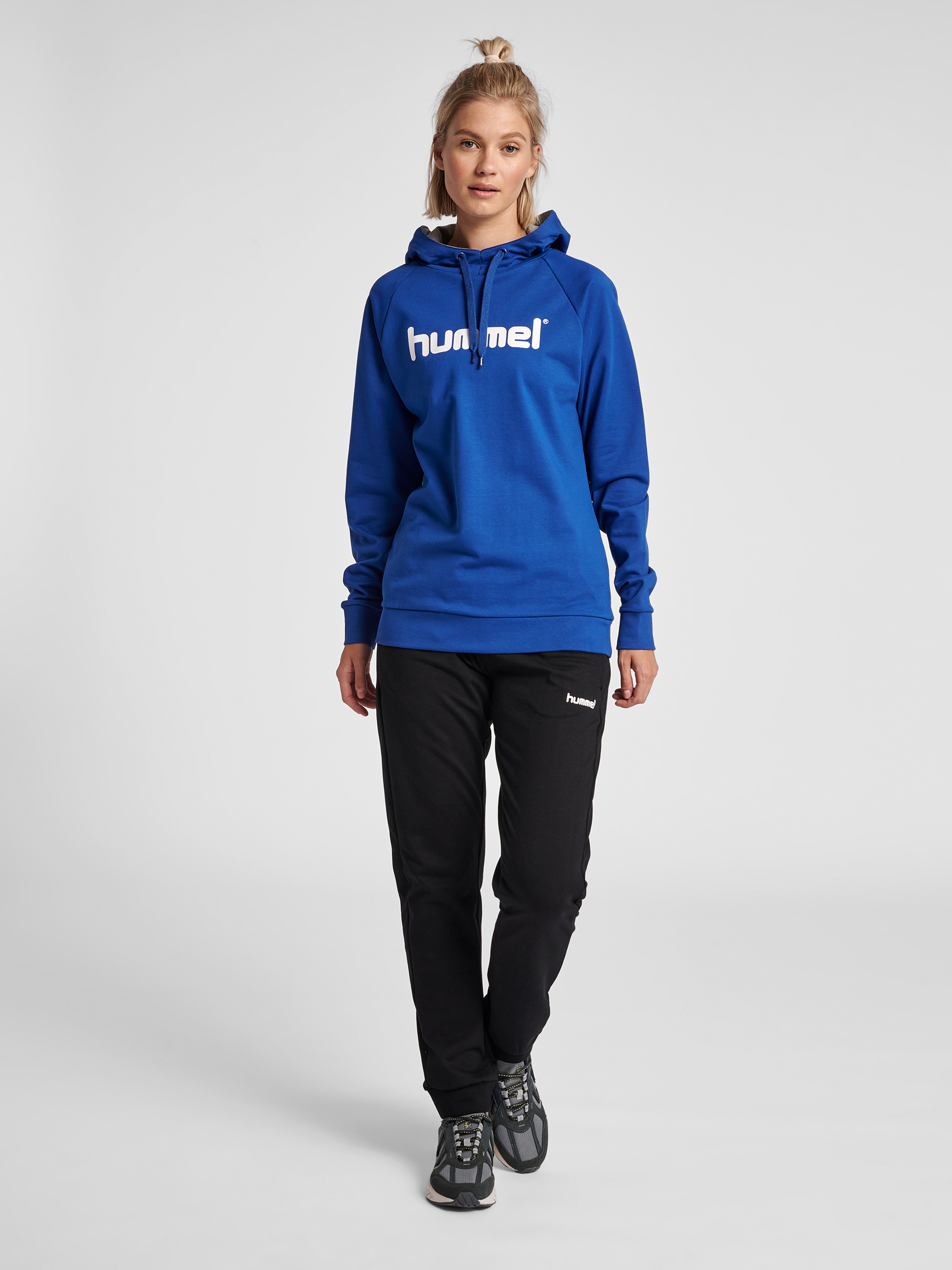 HUMMEL GO COTTON LOGO HOODIE WOMAN