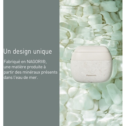 Rasoir électrique Panasonic ES-PV6B-W803 ultra-compact 5 lames et moteur lineaire - blanc
