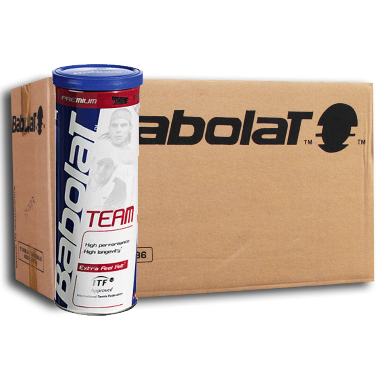Babolat Team 30x3st. (7,5 Dozijn)
