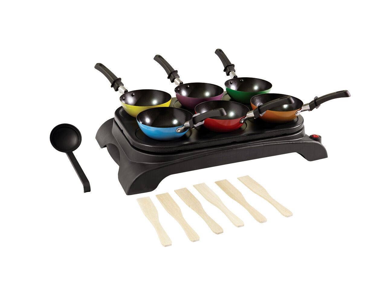 Ohmex Party Wok- und Crèpe Set