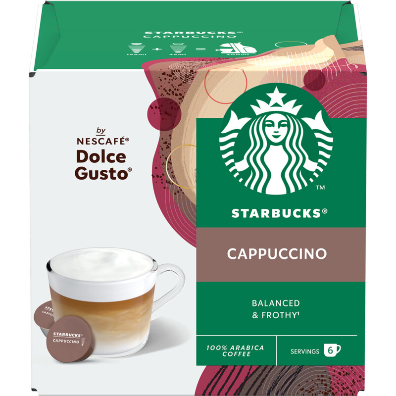 Starbucks Dolce gusto compatible cappuccino