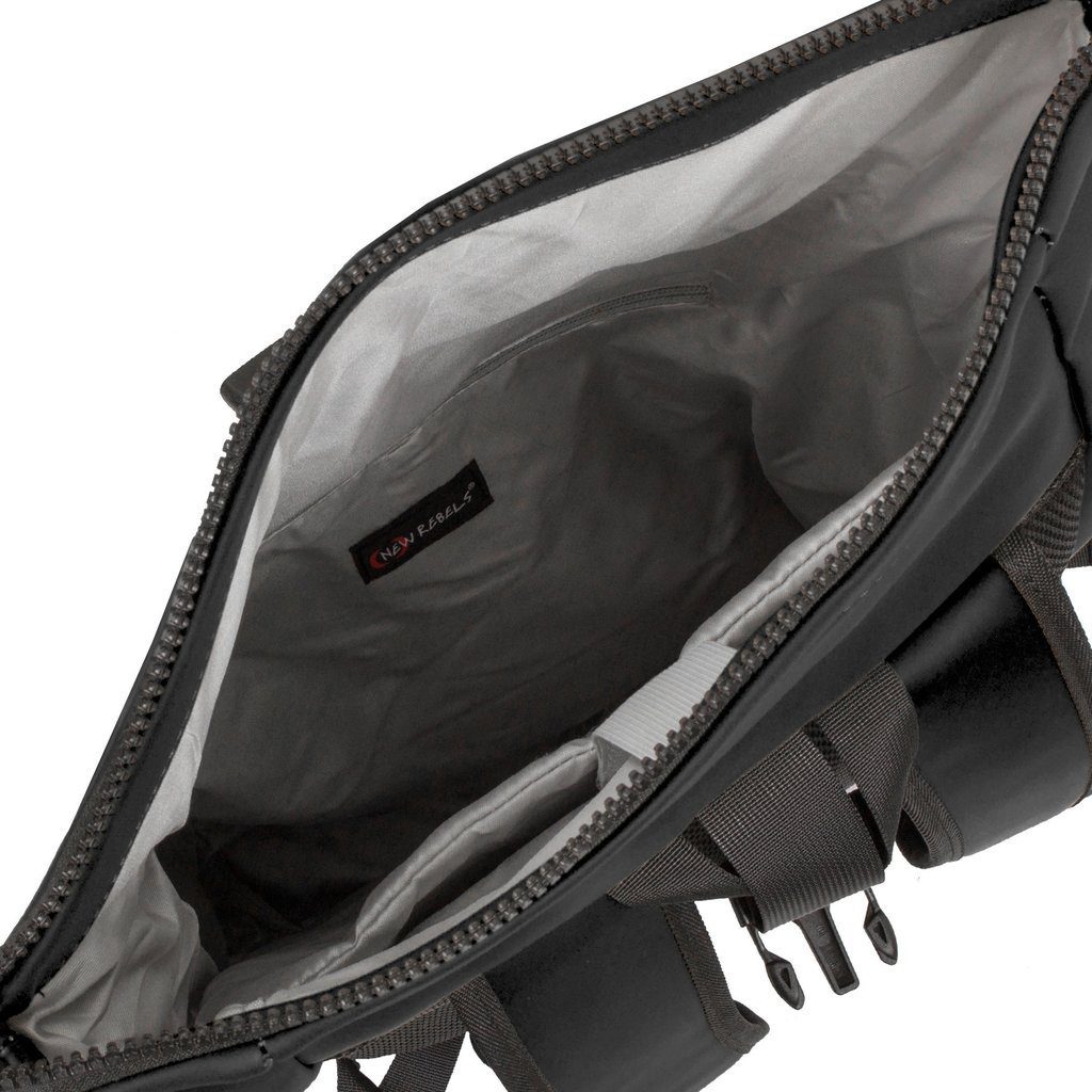 New Rebels Mart New York Rolltop Backpack Black