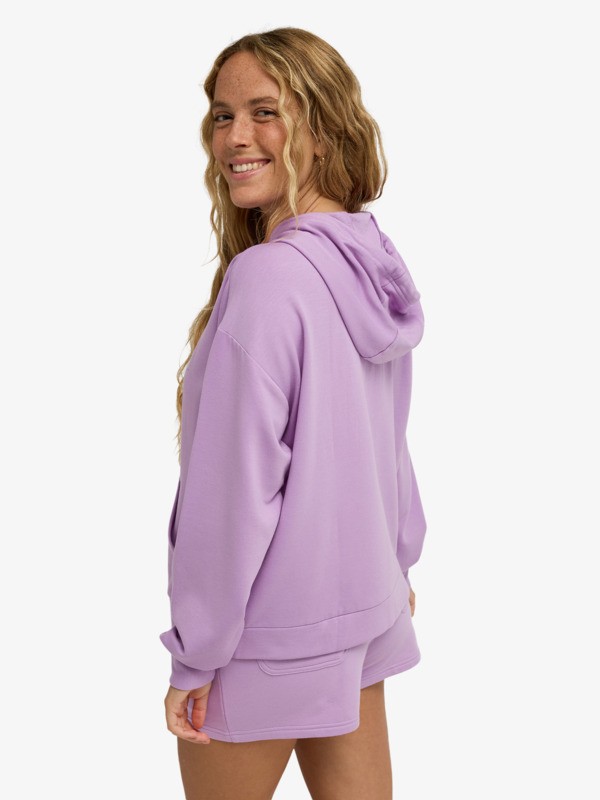 Surfing By Daylight Sweat à capuche zippé Violet Femme