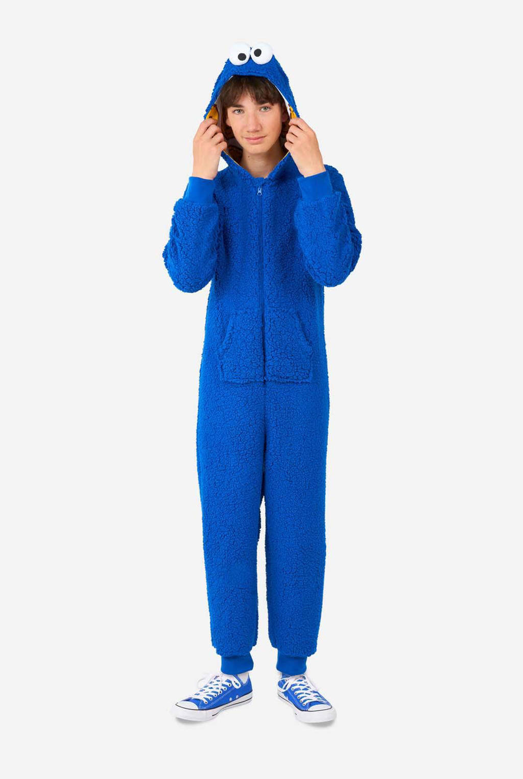 OppoSuits onesie Cookiemonster blauw