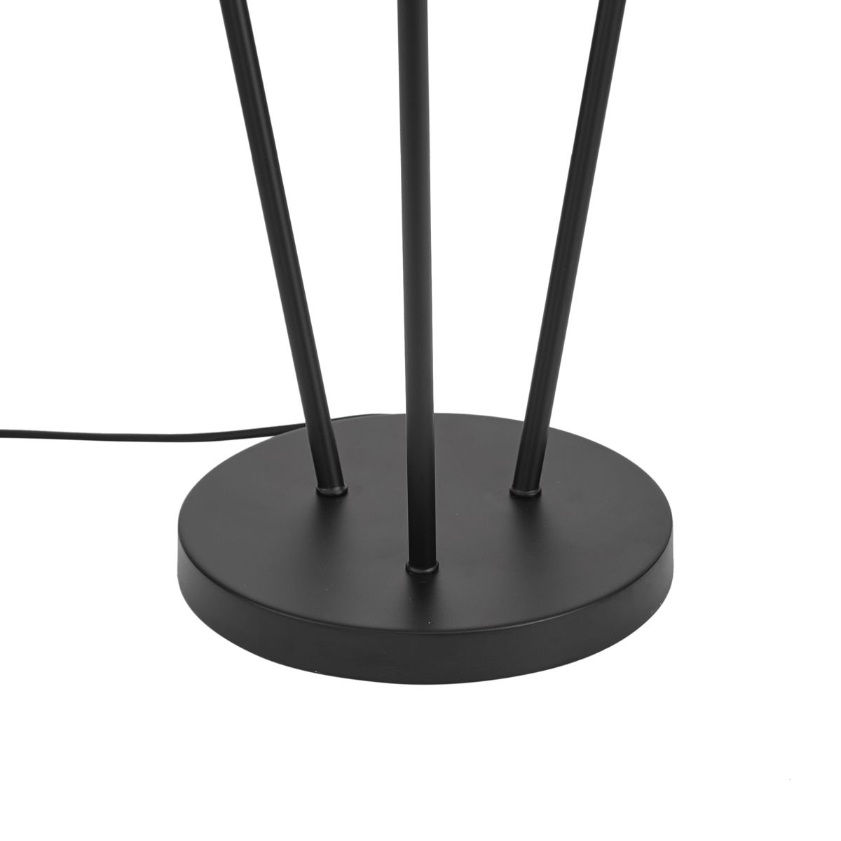 Moderne vloerlamp zwart 3-lichts GU10 35mm - Thomas