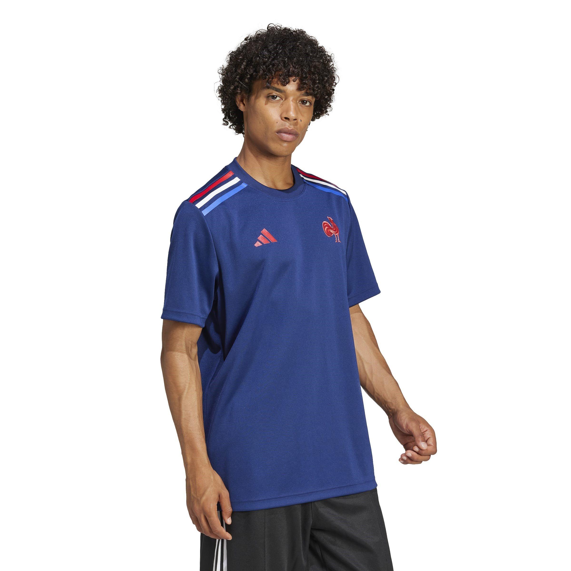 adidas France Rugby Home T shirt Adults