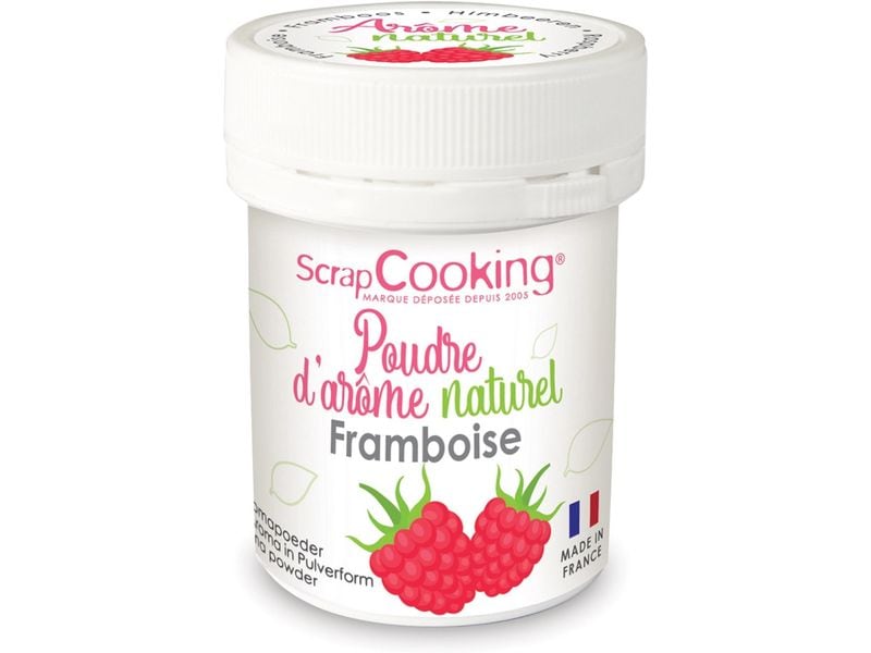 ScrapCooking Natur Aroma Pulver Himbeere 15 g Dose mit natürlichem Himbeeraroma in Pulverform