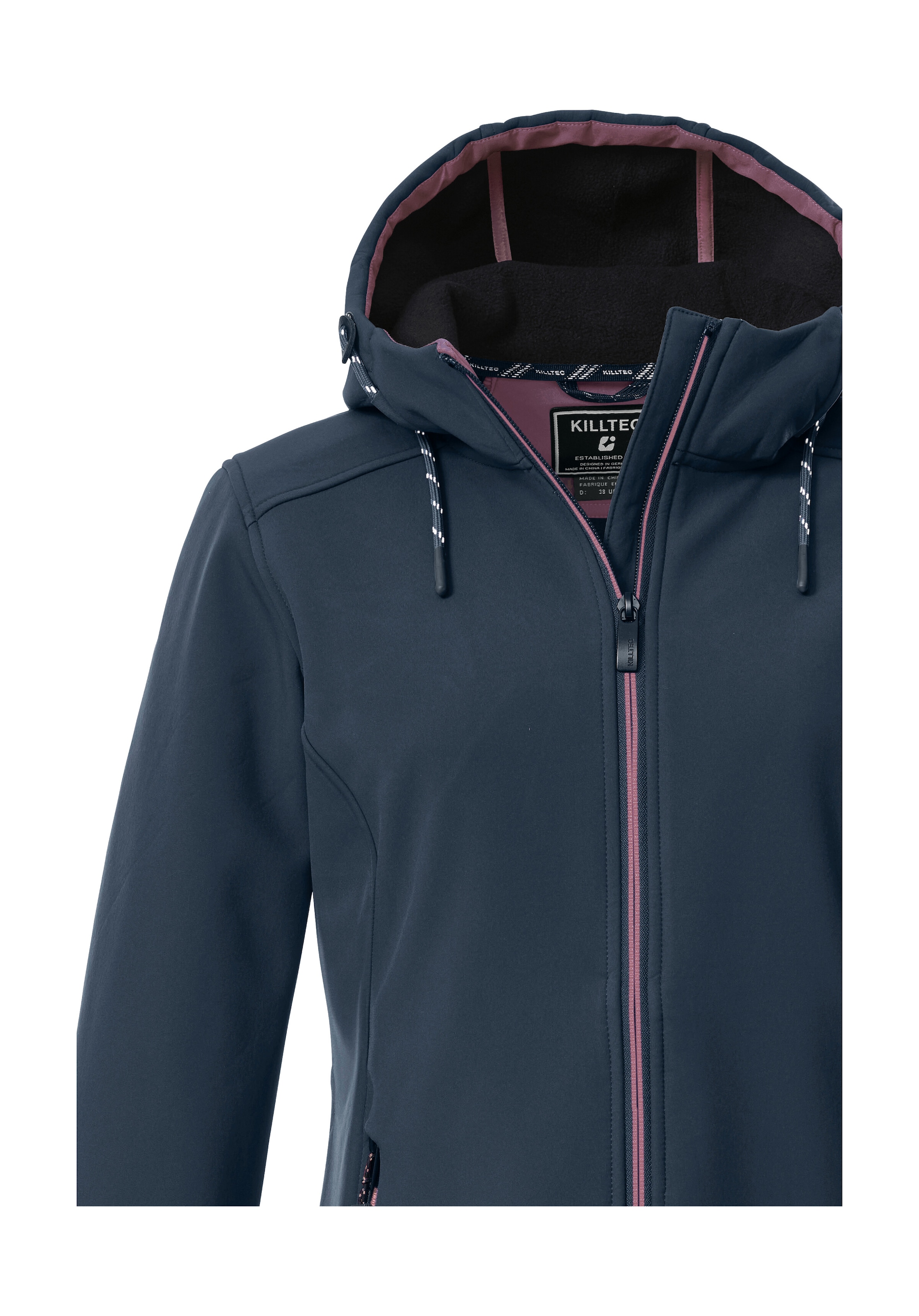 Killtec Softshelljacke »KOW 8 WMN SFTSHLL JCKT« Damen Softshelljacke: wasser- und windabweisend, atmungsaktiv
