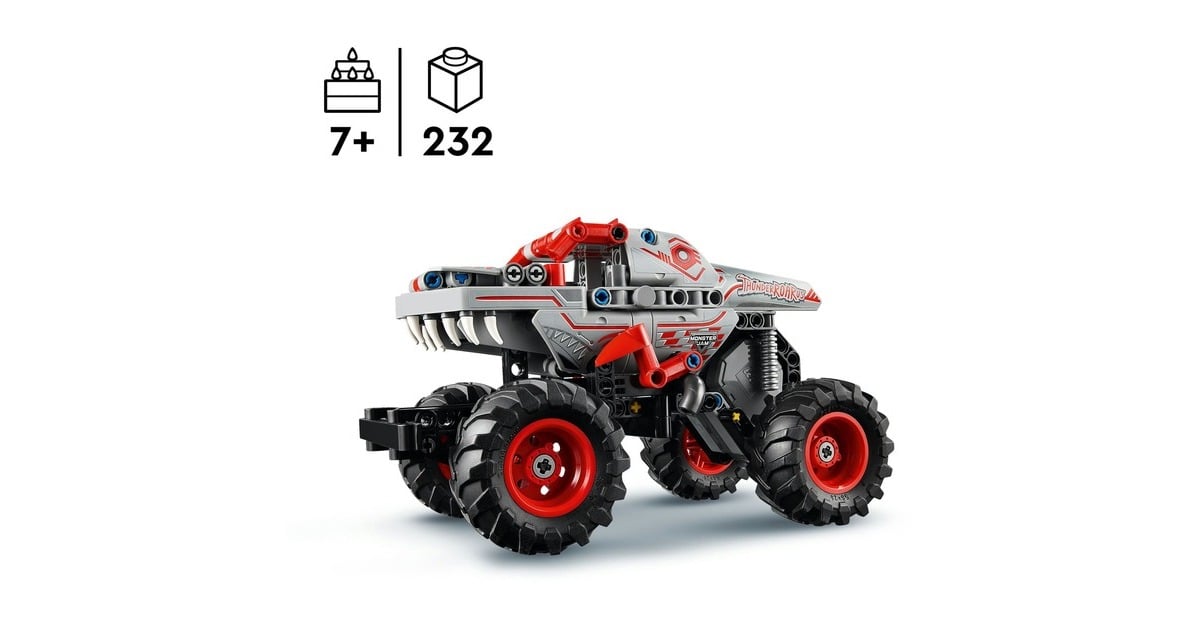 LEGOTechnic - Monster Jam ThunderROARus pull-back Constructiespeelgoed  (42200)