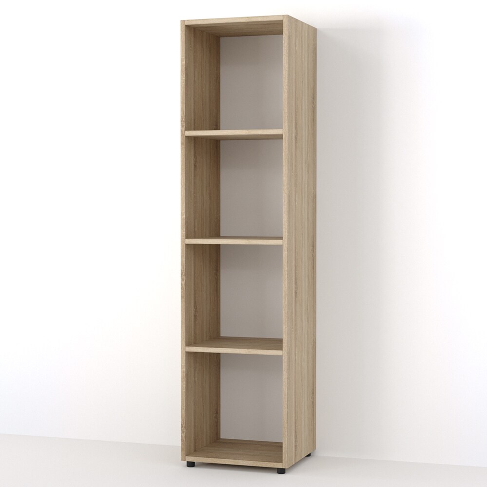 VICCO Raumteiler Ludus 4 Fächer Sonoma 144 x 36 cm - Standregal Hängeregal Regal TV Lowboard