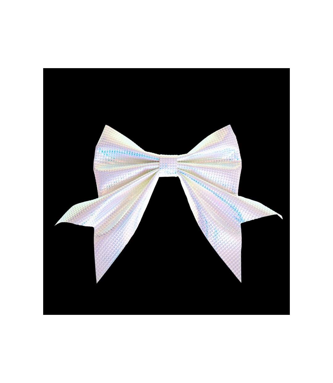 Paris Prix - Lot De 2 Nœuds Déco légende D'hiver 13cm Argent
