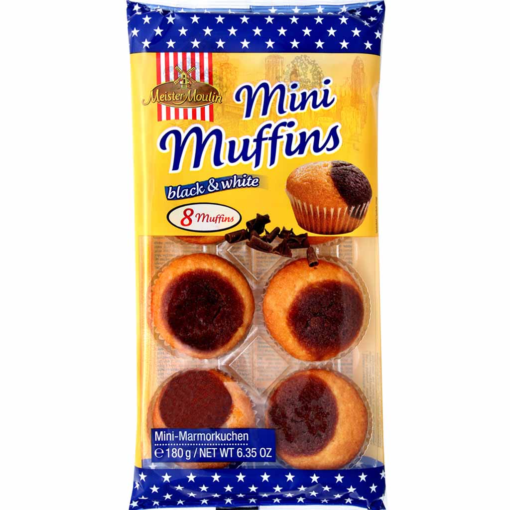 Meister Moulin Mini Muffins black & white 180g MHD:27.4.25