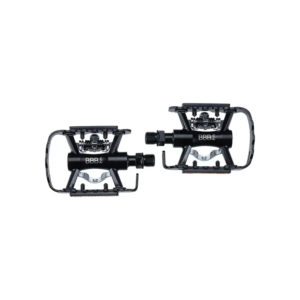 BBB Cycling DualChoice Classic 2.0 BPD-23 MTB Pedalen Zwart