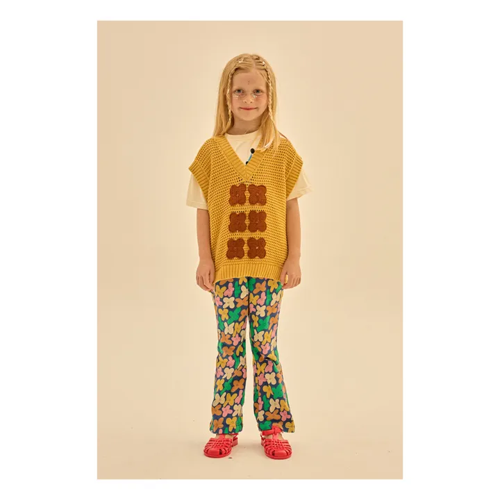 Jelly Mallow Pantalon Fleur | Bleu marine