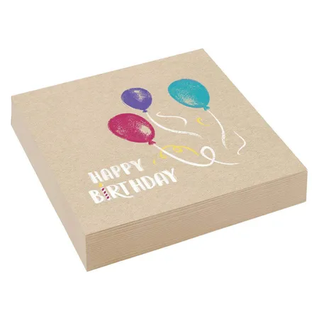 amscan Servietten My Birthday 20 Stück 33x33cm