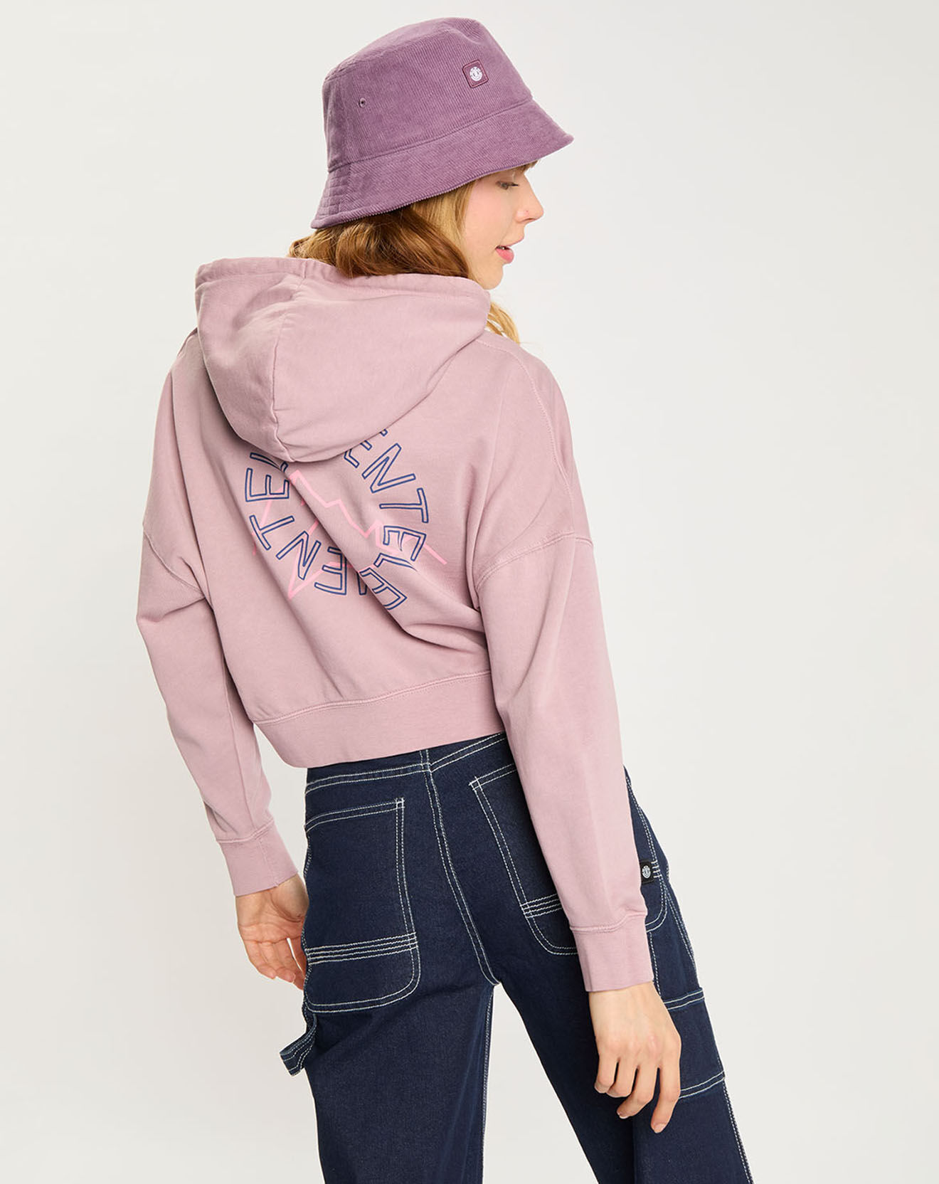 Element Sweat à capuche Glacier rose