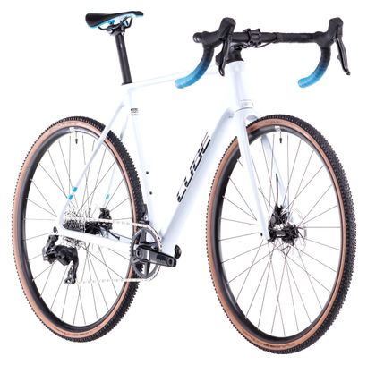 Vélo de Cyclocross Cube Cross Race C:62 Race Sram Rival XPLR eTap AXS 12V 700 mm Blanc Polar 2025