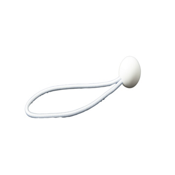Ledent elastiek lus met bol 10 stuks 4 mm 15 cm