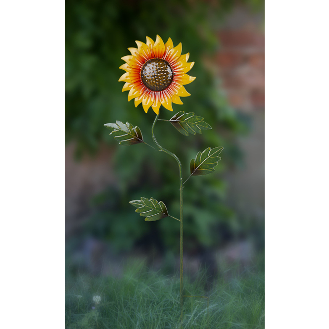 Pflanzenstecker - Sonnenblume - 32,5 x 4 x 97 cm