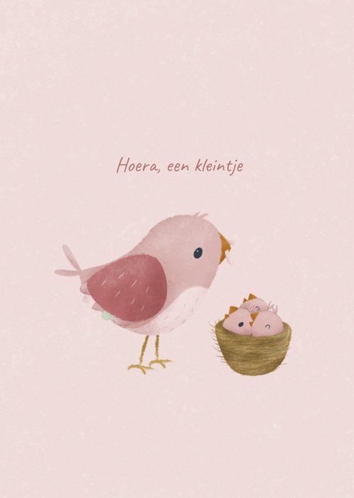 Little Dutch | Geboortekaart | Vogel