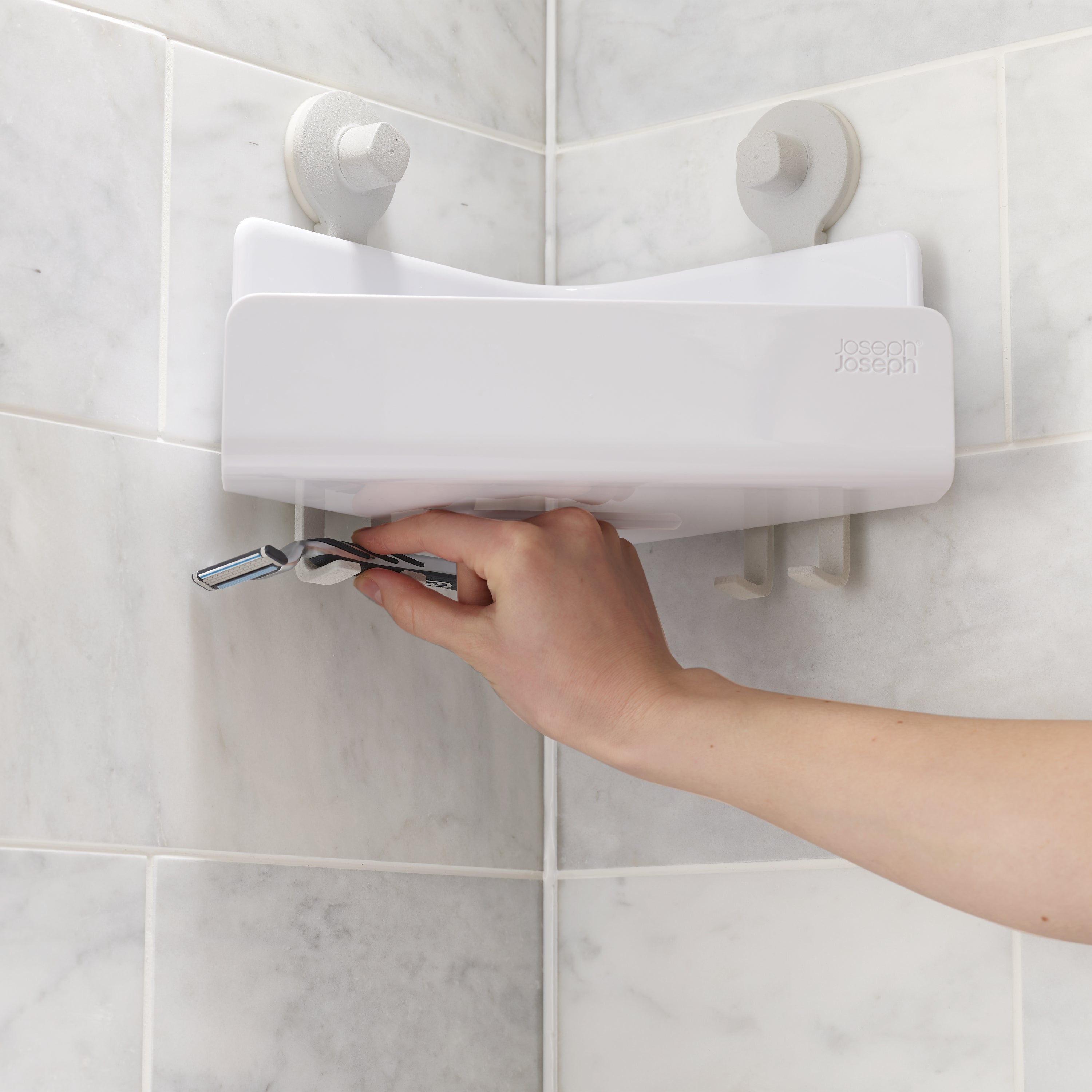 Joseph Joseph EasyStore Hoekrek 2 st. -Wit