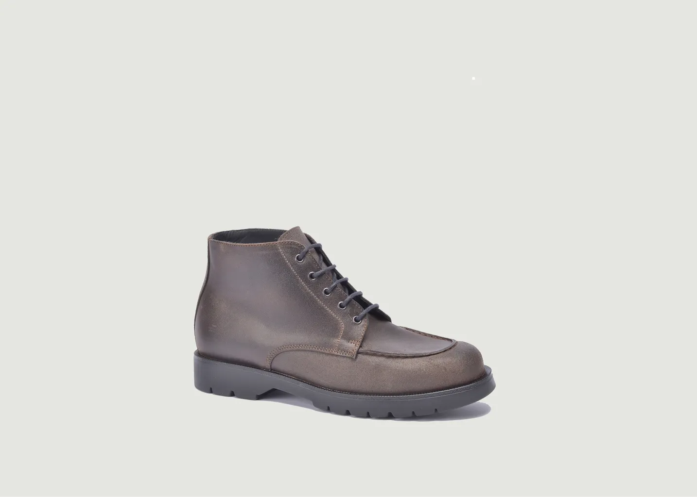 Bottines en croûte de cuir à lacets Oxal EC Kleman