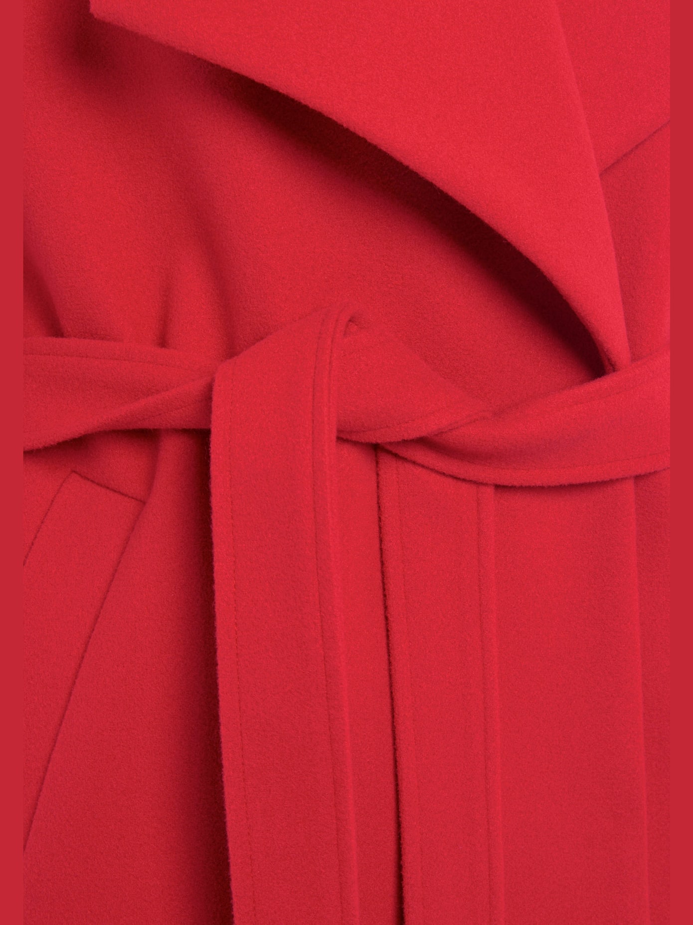 Manteau longueur genou, col à revers