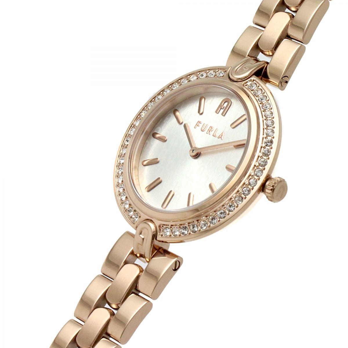 Furla Ladies Furla Milano Rose Gold Watch WW00002003L3