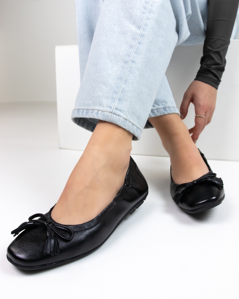Tamaris Ballerinas & instappers  - zwart
