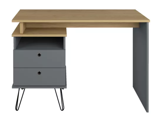 Bureau modulable panneaux de fibres gris FLEX