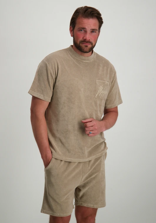 Malelions T-shirt Signature towelling MM3-SS25-25