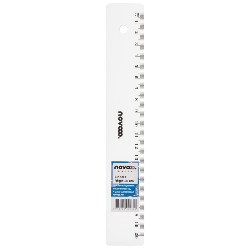 novooo Massstab Basic, 20 cm