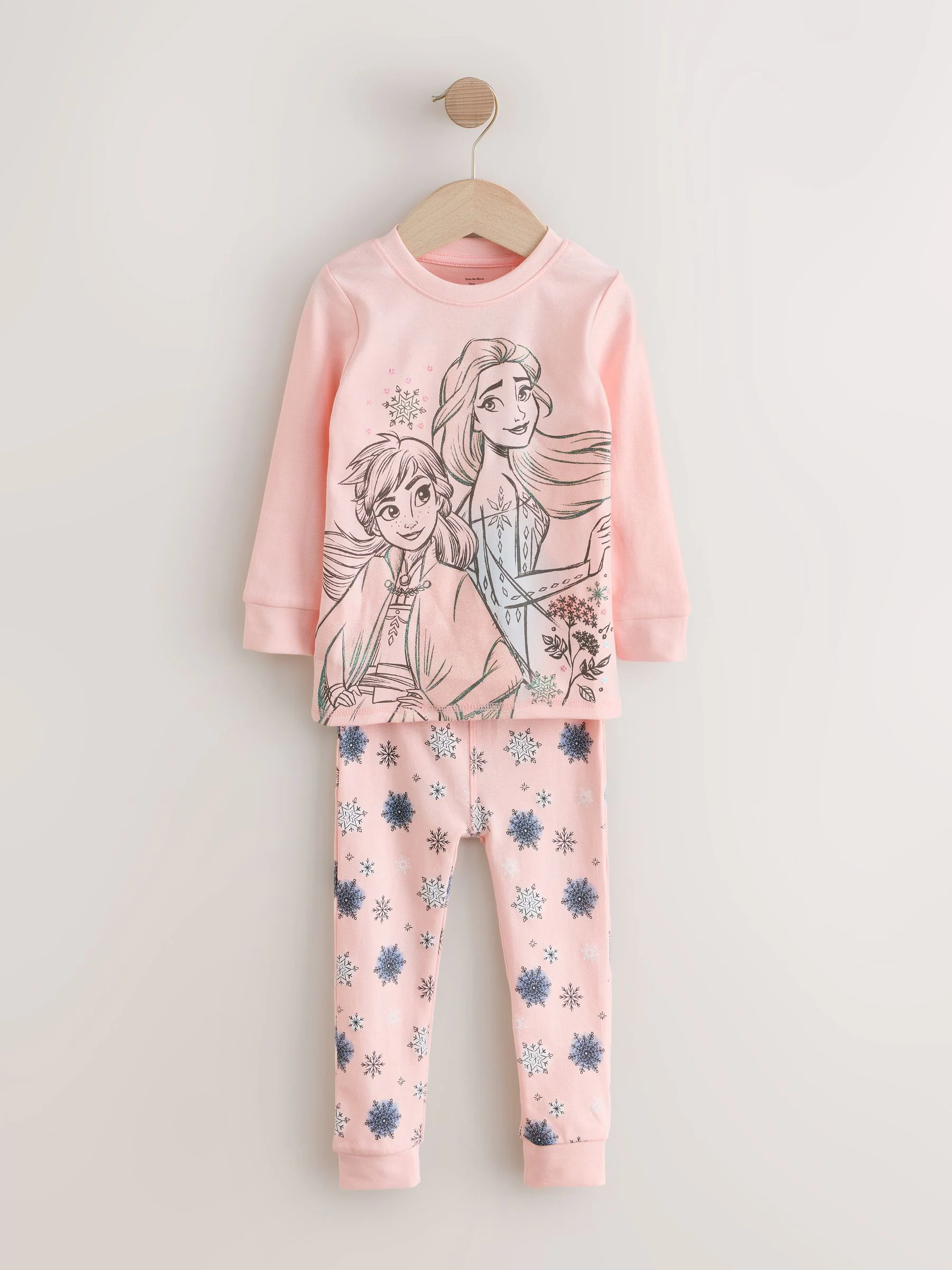 Roze/blauw - Verpakking van 2 Disney Frozen knusse pyjama's (9mnd -10jr)
