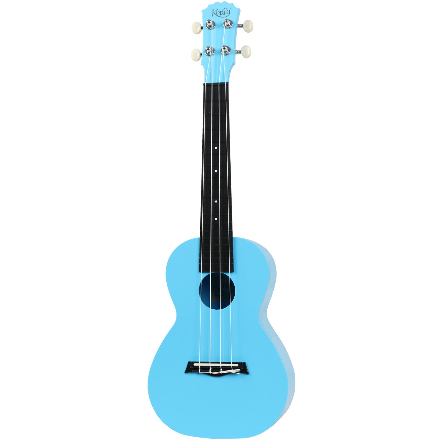 Korala PUC-20-LBU polycarbonaat concert ukelele blauw