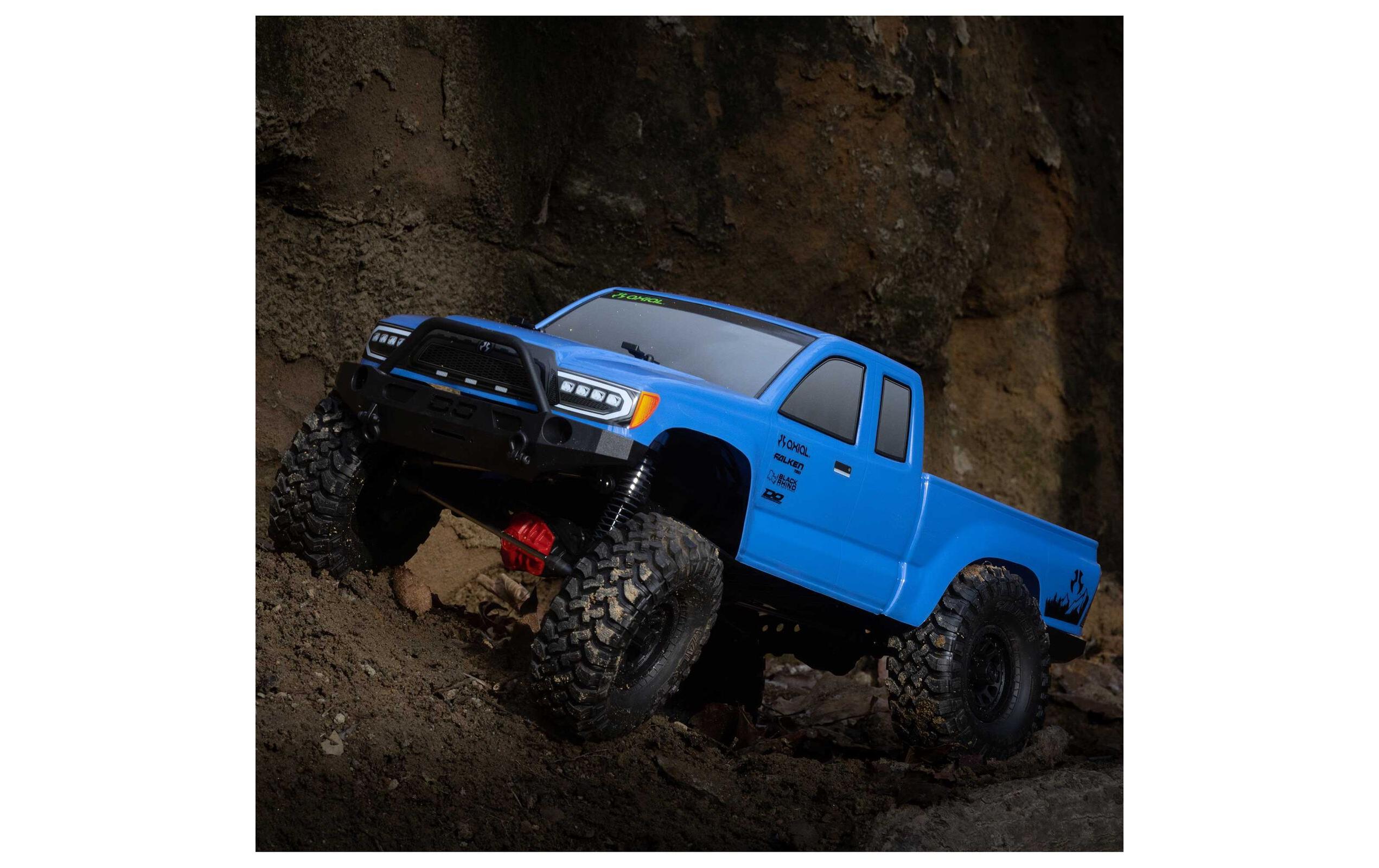 Scale Crawler SCX10 III Base Camp Blau 1:10, ARTR<br>SCX10II Rockcrawler Basis Ausführung mit Spektrum Technik