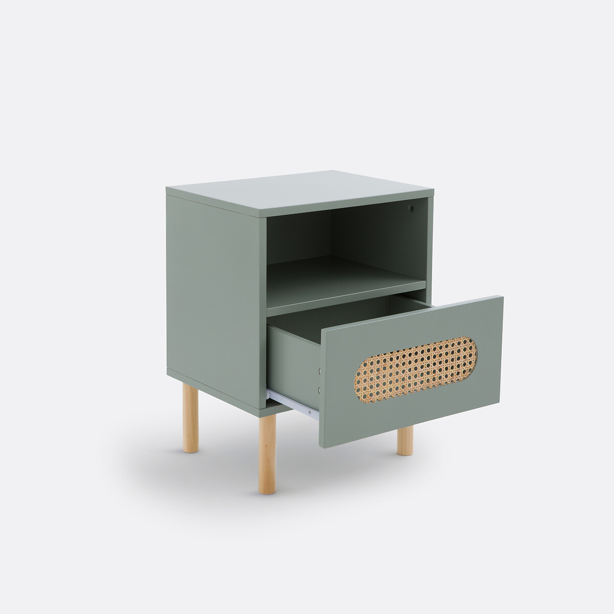 SO'HOME<br>Mesa de cabeceira com 1 gaveta em vime, Pacome