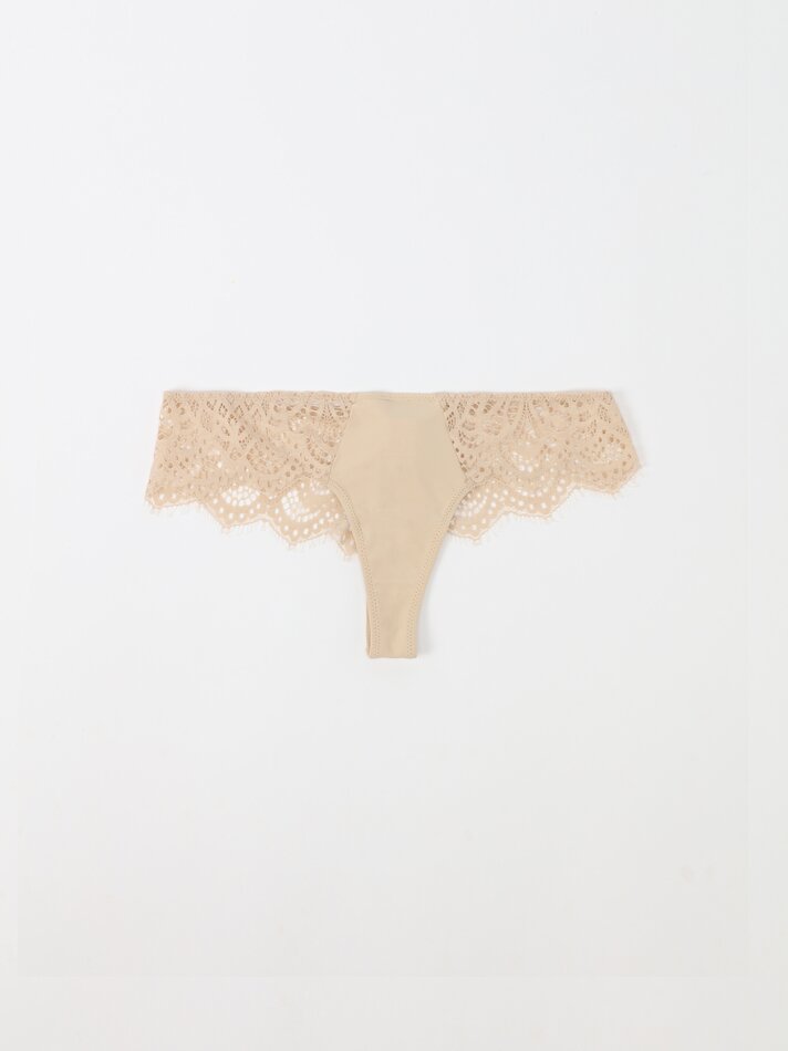 Conjunto de 2 tangas combinando - Brancas