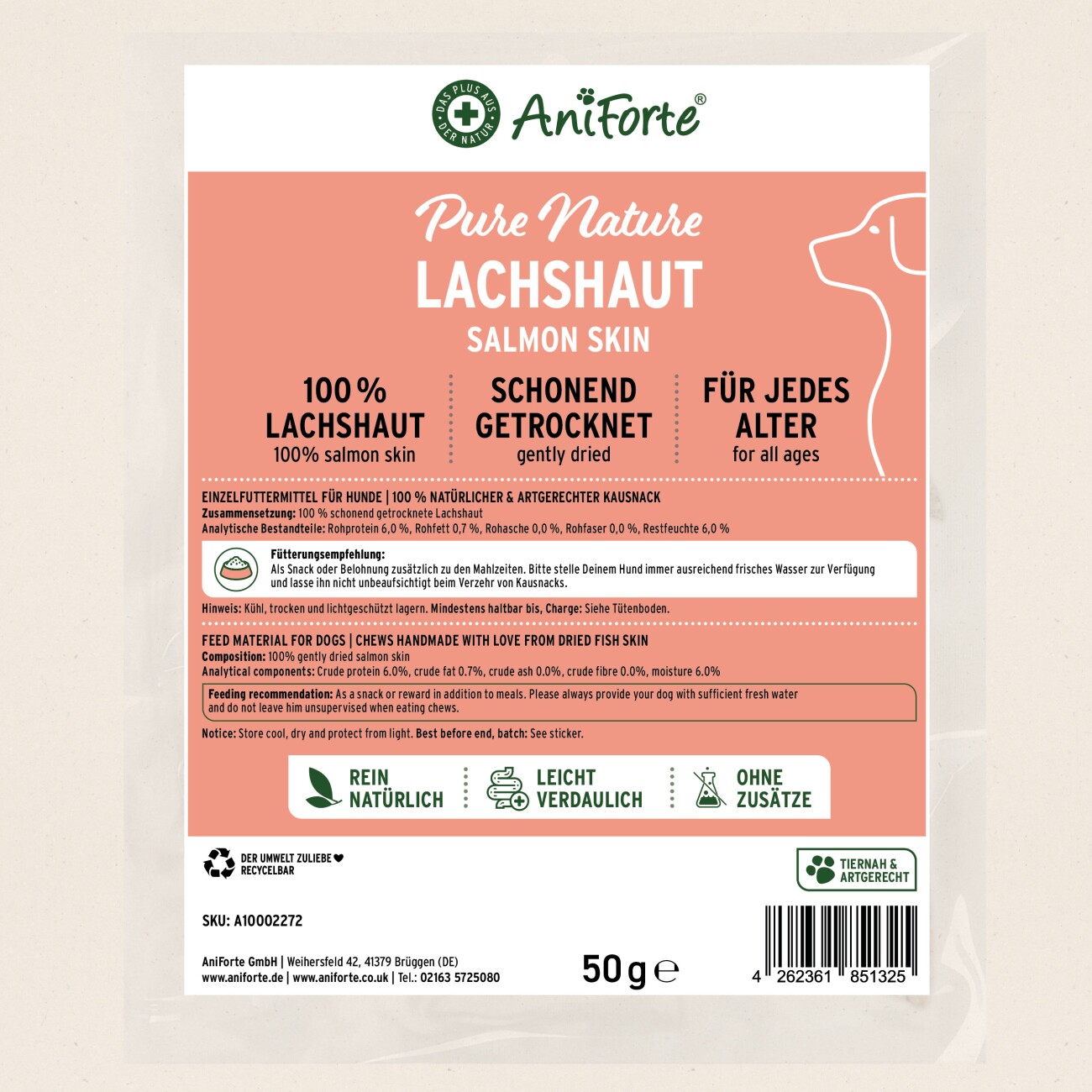 AniForte Lachshaut 50 g