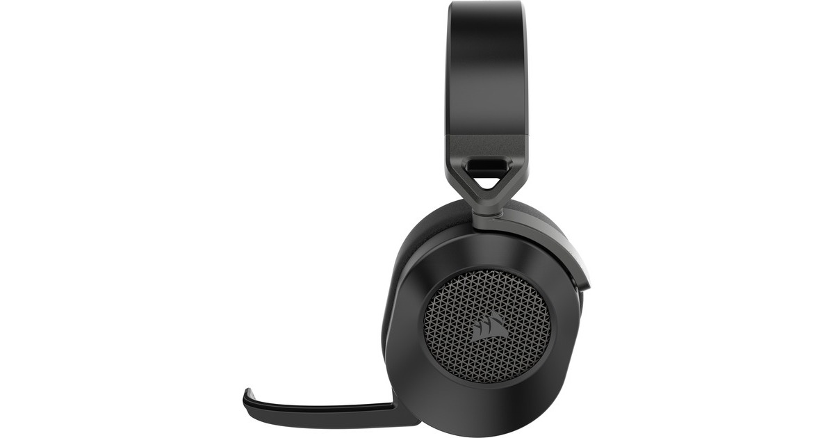 CorsairHS65 WIRELESS over-ear gaming headset  (Carbon, Bluetooth 5.2, 2,4 GHz USB, Pc, PlayStation 5)