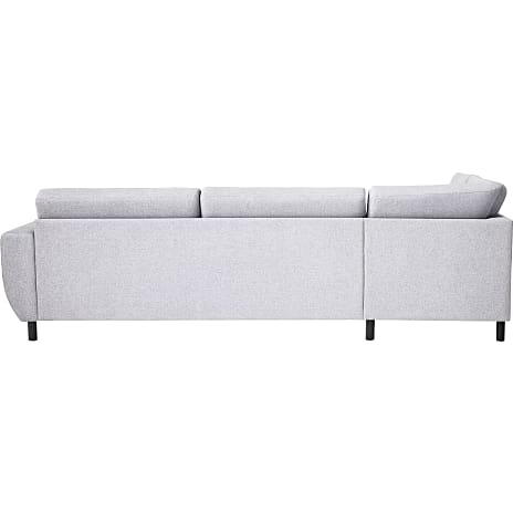Rom Nordic højrevendt open-end sofa - lysegrå