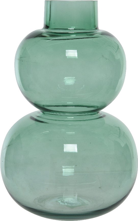 Decoris vaas groen D 18 H 28 cm