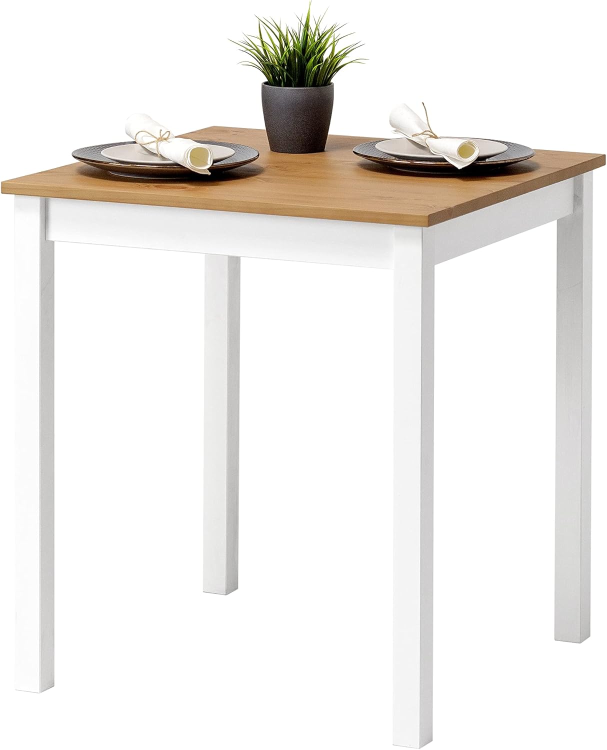 Holz Esszimmertisch Kleiner Küchentisch 70x70 Esszimmertische Esstisch Klein Holztisch Esszimmer Esstische Tisch Esszimmer Dining Table Kitchen Table Kleiner Esstisch Weiß Braun
