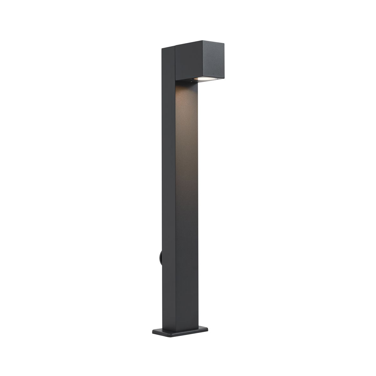 Buitenlamp zwart met grondpin en kabelmof 65cm incl. stopcontact IP44 - Baleno