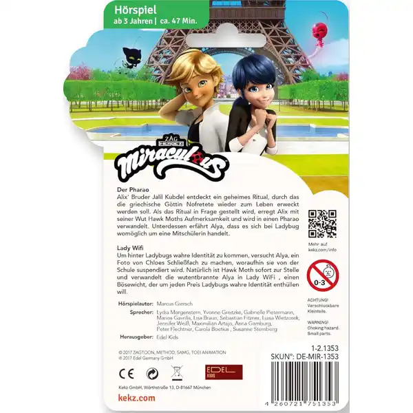 Audiochip Miraculous - Lady Wifi / Der Pharao