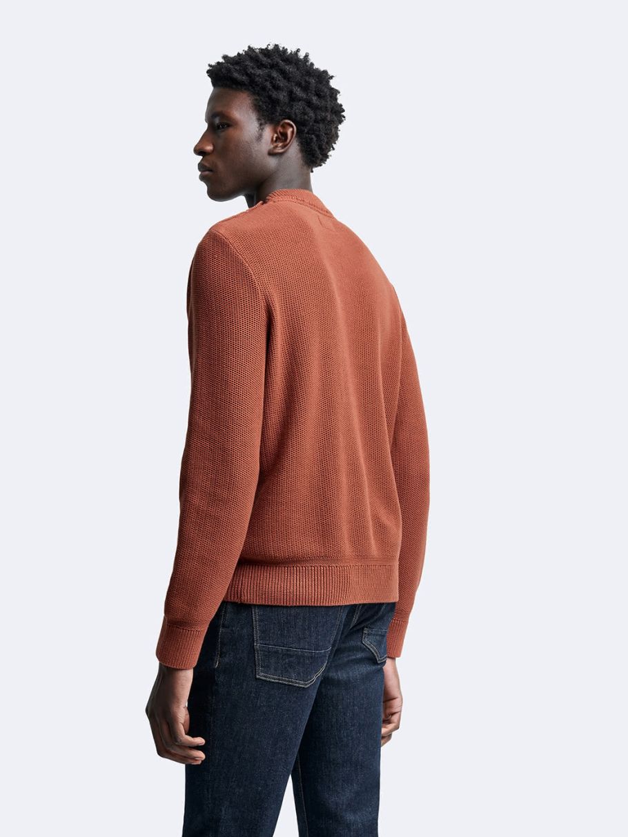 Pull col rond en coton
